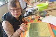 Warsztaty ceramiczne grupy starszej 13.04.2024 r.